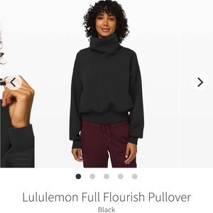 Lululemon Full Flourished Pullover | Black